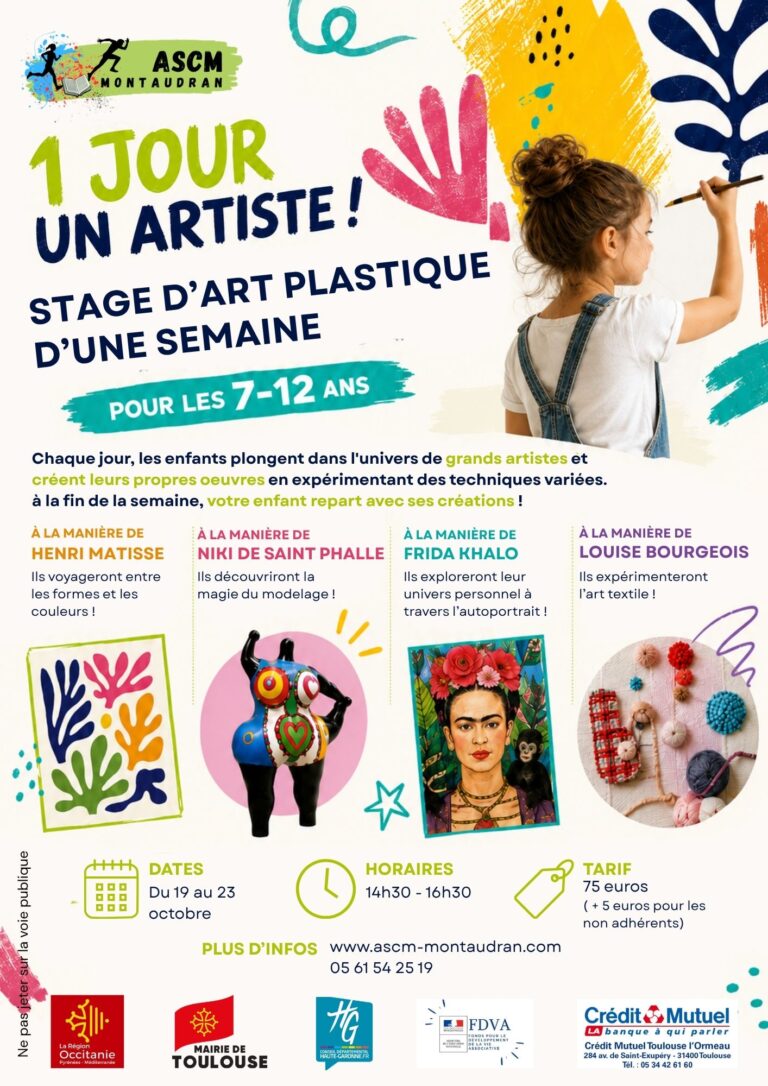 Affiche Stage 1 jour 1 artiste