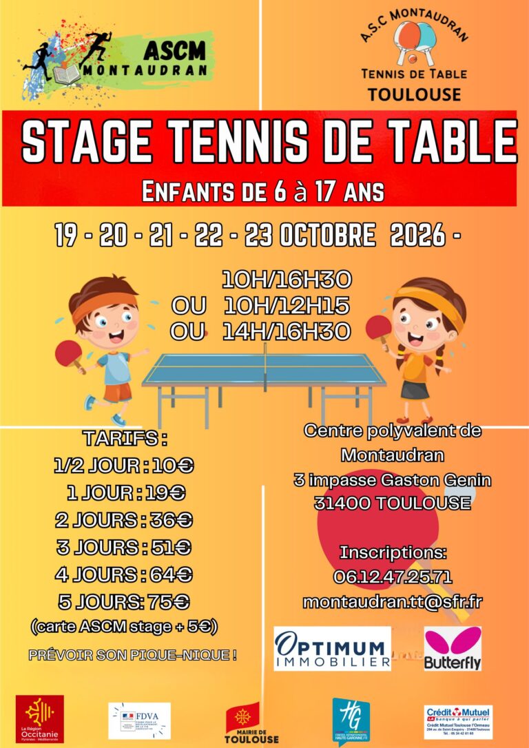 Stage TT_19 au 23 octobre 2026_Affiche numérique